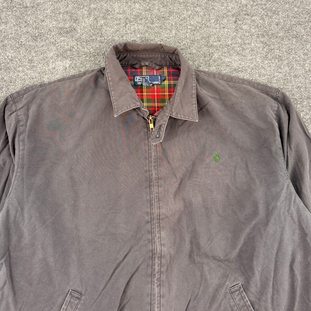 Vintage Polo Ralph Lauren Harrington Jacket Zip Bomber Detroit Men's Large Swing - Picture 13 of 14